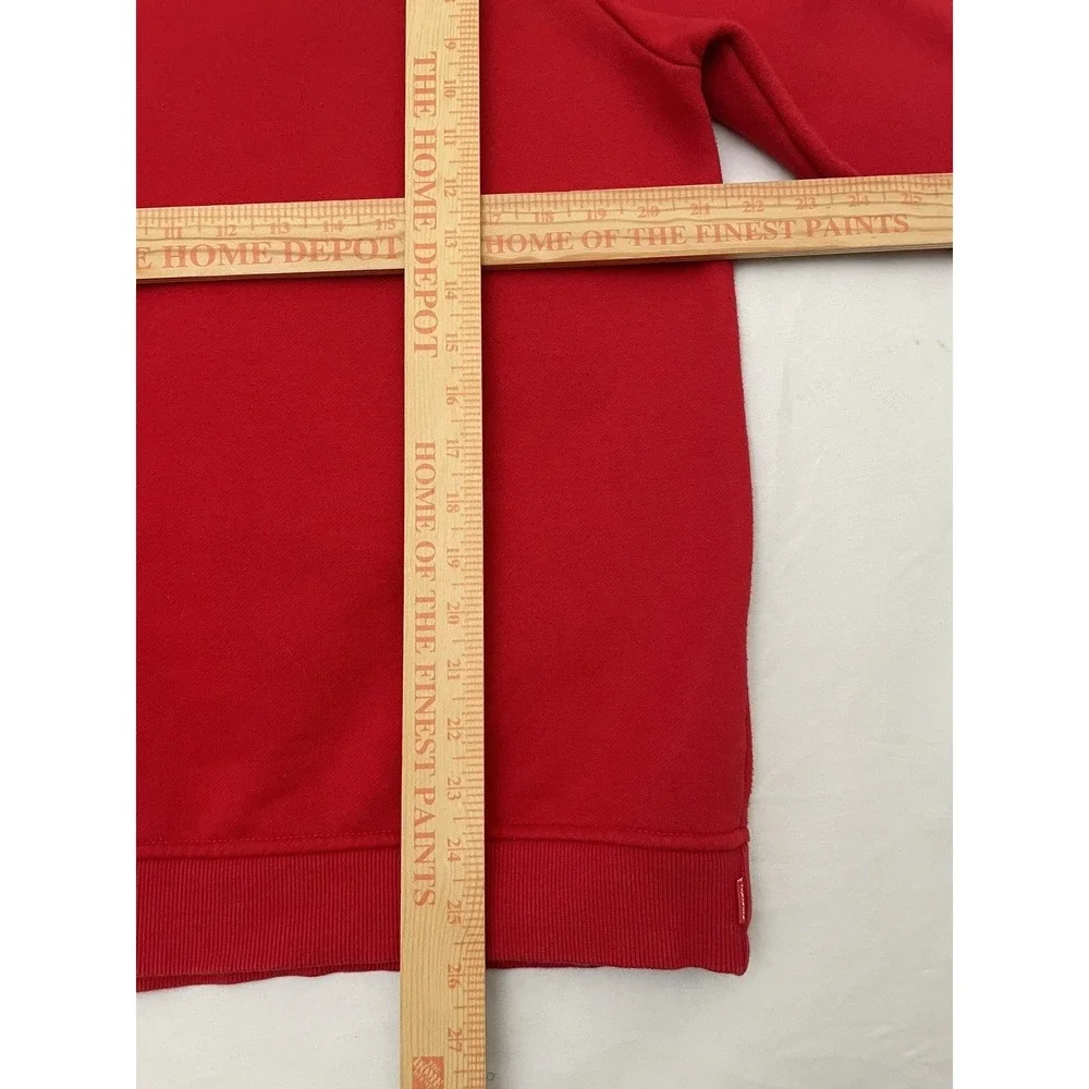 Supreme Formula Crewneck Sweater Men's XXL Red Fleece Colorblock  SS19